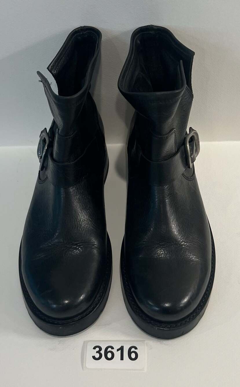 Frye Veronica Short Leather Boots Black Women's Size 7.5